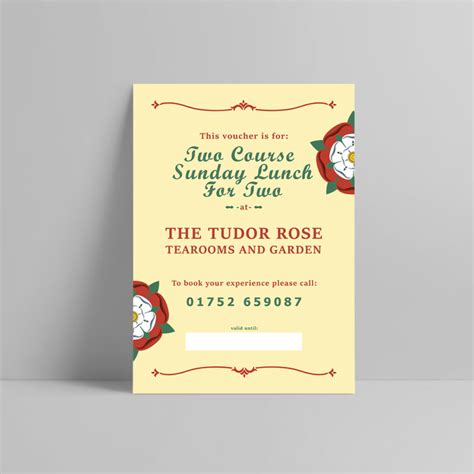 tudor rose parking discount voucher.